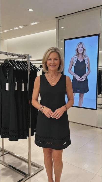 Robe Sans Manches à Col V